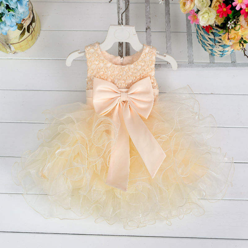 Month Old Baby Girl Dress Baby Dress Months Wholesale Newborn Party Clothes - Main Image
