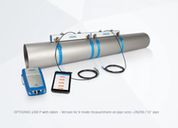 Krohne-OPTISONIC 6300 P Débitmètre à ultrasons clamp-on pour la mesure temporaire du débit de liquides