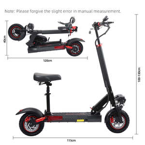 Patinete Eléctrico FREE BOY J-01, Velocidad Máxima 45 km/h, 25 °   Scooter Eléctrico Portátil para Desplazamientos con Suspensión Delantera y Trasera - Product Image 2