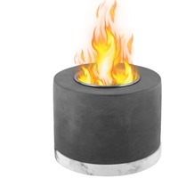 Petit outil de cheminée à l'éthanol en métal pour la maison cour extérieure lampe de cheminée transfrontalière flamme d'alcool foyer d'éthanol de bureau
