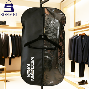 Venta caliente de lujo personalizado blanco impreso Logo <span class=keywords><strong>hombre</strong></span> <span class=keywords><strong>traje</strong></span> Oxford prendas de vestir - Product Image 6