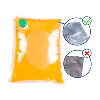 Sac en boîte (Bag-in-Box) stérile en plastique recyclable de 3L et 5L, thermoscellable pour l'emballage de jus d'orange, jus de fruits, vin et autres liquides - ruimao