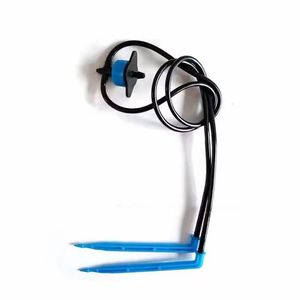 Arco de <span class=keywords><strong>riego</strong></span> de cuatro ramificaciones con tubo y gotero de PC (el estabilizador de flujo azul y negro se vende por separado) - Product Image 4