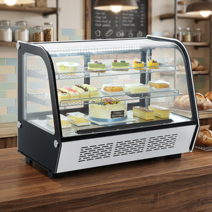 SUMYO GN-900CT 2025 - Vitrina Exhibidora de Pasteles Mini de Una Sola Temperatura, 120L de Capacidad, Enfriamiento por Ventilador, Baja Refrigeración - ¡Mejor Precio! - Product Image 3