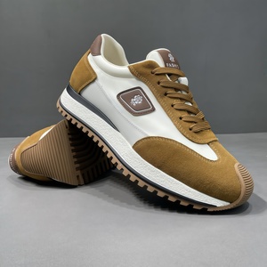 <span class=keywords><strong>Scarpe</strong></span> Sportive Casual da <span class=keywords><strong>Uomo</strong></span> di Lusso Firmate Forrest Gump in Vera Pelle Traspirante con Lacci, Nuova Collezione Primavera 2026, Modello Monostrato - Product Image 3