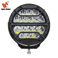 Lampe LED de voiture haute puissance 9-32V DC 80W, phare rond de 7,0 pouces avec DRL pour machines agricoles HML-5948P-OS3