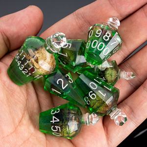 Juego de Dados Poliédricos D20 de Resina Udixi para Juegos de Mesa DND <span class=keywords><strong>RPG</strong></span> - Opción de Logotipo Personalizado, Colección Duradera de 7 Piezas - Product Image 6