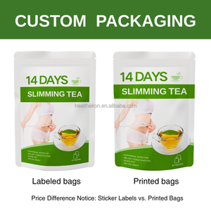 传统减肥草药茶 平腹燃脂抑制食欲茶袋 中国绿茶 - Product Image 2