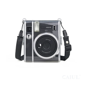 Estuche de transporte transparente a prueba de golpes de diseño exclusivo de Caiul para <span class=keywords><strong>Instax</strong></span> <span class=keywords><strong>Mini</strong></span> <span class=keywords><strong>40</strong></span> Estuche de cristal para cámara instantánea Fácil de llevar Nuevo título - Product Image 2
