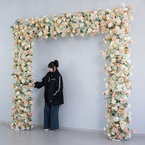 Arco Decorativo FBY para Bodas, con Diseño Floral, para Fotografía, Fondo de Escenario, Simulación de Arco - Product Image 5