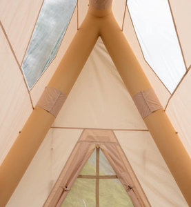 Carpa de Camping Triangular Inflable de PVC Resistente a los Rayos UV y a la Lluvia de 4m² para Exteriores - Product Image 2