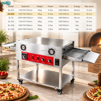 Nouveau four à pizza électrique de 18 pouces avec bande transporteuse en acier inoxydable, machine à cuire à bande maillée, contrôle numérique, économie d'énergie pour restaurant