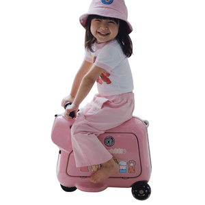 กระเป๋าเดินทางเด็ก <span class=keywords><strong>Airwheel</strong></span> SQ3 กระเป๋าเดินทางล้อลากสำหรับเด็ก น้ำหนักเบา ขายส่ง กระเป๋าเดินทางเด็กแบบวินเทจ ล้อหมุนได้ สำหรับเด็กผู้หญิง - Product Image 2