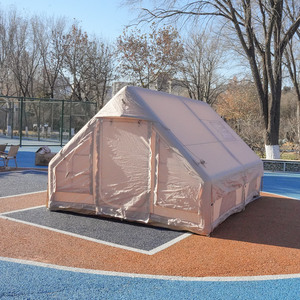 Nuova <span class=keywords><strong>Tenda</strong></span> <span class=keywords><strong>da</strong></span> <span class=keywords><strong>Campeggio</strong></span> Gonfiabile per 6-8 Persone, Montaggio Rapido con Struttura ad Aria per Gite Familiari e Noleggio Eventi - Product Image 2