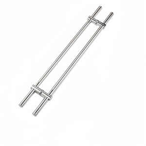 Kensharp มือจับประตูกระจกบานเลื่อนทำจากไม้สไตล์บันไดแฟนซีแบบคงที่ปรับขนาดได้มีรูขนาดตามต้องการ - Product Image 4