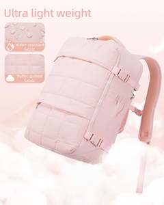 Puffy <b>Backpack</b>-<b>Flight</b> Approved Bag with Large Capacity Compartments for Organized Travel Everyday Use - Product Image 4