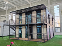 Maison conteneur préfabriquée pliable de luxe à 3 chambres, 20 pieds, à vendre à prix abordable