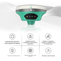 CHCN China Survey Wizard K90 Versi Visual K80RTK Penerima GNSS RTK dengan Dukungan GLONASS dan BDS Instrumen Survei Geodetik