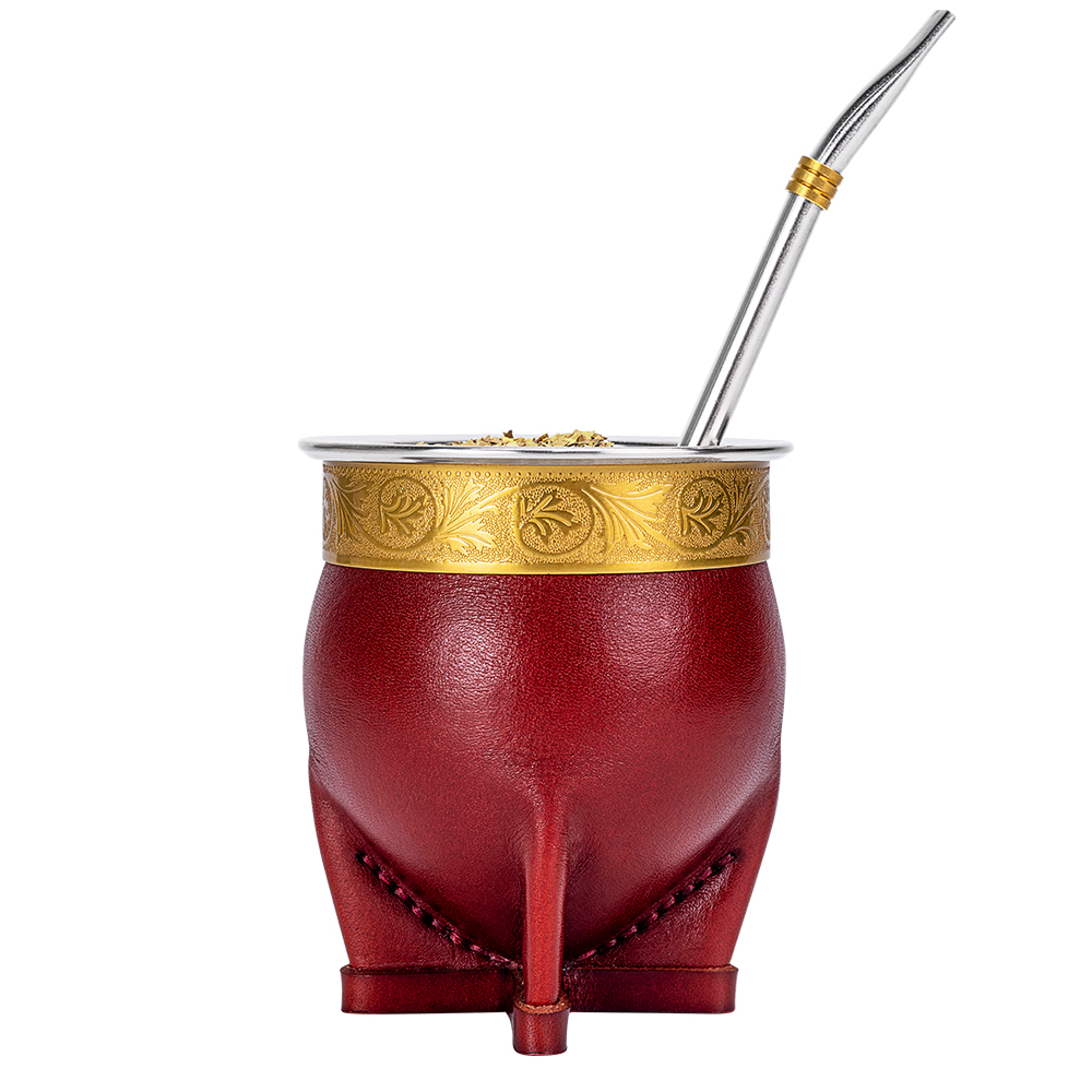 Brown Cup and Straw