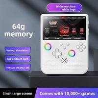 Nouvelle console de jeu vidéo portable H5, écran IPS de 5 pouces, batterie intégrée de 4000 mAh, plus de 15000 jeux, Wi-Fi, 64 Go, système d'exploitation Linux, Rockchip