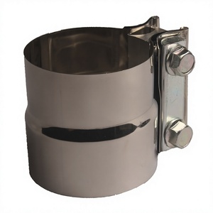 Colliers de serrage universels en acier inoxydable pour tuyaux d'échappement de silencieux automobile, 2,5 et 3 pouces, pour flexibles métriques - Product Image 4