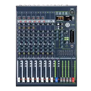Professional Studio Music Equalizer 16 Channels Analogue Mixing Console Digital Effect Processor Audio Mixer