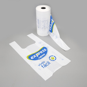 Custom Printed Plastic T-shirt <strong>Bag</strong> on Roll Factory Direct Wholesale <strong>Cheap</strong> <strong>Perforated</strong> Vest <strong>Bags</strong> for Supermarket Grocery Store - Product Image 5