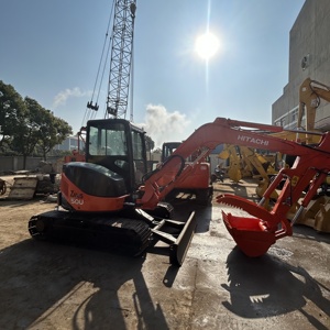 Mini pelle sur chenilles Hitachi ZX50U-2 de seconde main 5 tonnes à haute puissance de creusement composants du noyau de la pompe du moteur peinture originale 2019 - Product Image 6