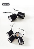 Downlight encastré moderne en aluminium RGB anti-éblouissement à intensité variable avec module de projecteur LED COB remplaçable, CRI 90 élevé
