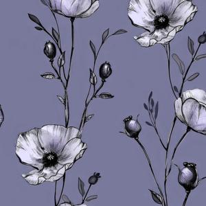 Nouveaux modèles de tissu en crêpe de chiffon Koshibo en polyester épais et doux avec des imprimés floraux rouges pour robes de mariée - Product Image 6