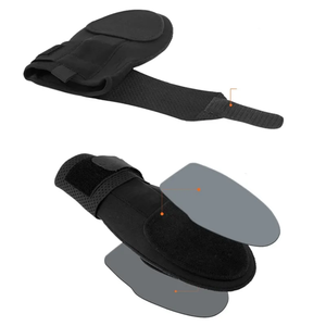 Guanto da Baseball Personalizzato in Neoprene Nero con Cinturino Regolabile per Polso, Protezione per Mano Destra o Sinistra, Taglie per Giovani e Adulti - Product Image 5