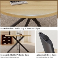 Ensemble de table à manger en marbre de luxe, design contemporain, durable, avec 4 ou 6 chaises, pour café ou restaurant.