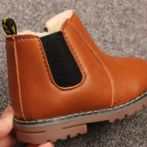 Botas de Felpa Impermeables para Niños, Botas Infantiles de Otoño e Invierno, de Cuero PU y Goma Antideslizante - Product Image 6