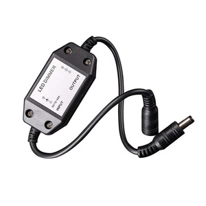 DC 12V 24V <strong>LED</strong> <strong>Strip</strong> Dimmer Switch With DC Female Male <strong>Adapter</strong> Brightness Adjustable Controller Manual Knob <strong>LED</strong> Dimmer Switch - Product Image 4