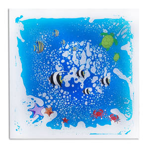 Esterilla antideslizante para aliviar el estrés y la ansiedad juego para autismo relleno líquido antitóxico azulejos para suelo - Product Image 4