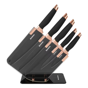 <span class=keywords><strong>Set</strong></span> di <span class=keywords><strong>Coltelli</strong></span> in Acciaio Inossidabile Antiaderente per Uso Domestico, <span class=keywords><strong>Set</strong></span> di <span class=keywords><strong>Coltelli</strong></span> da Chef con Supporto in Acrilico - Product Image 6
