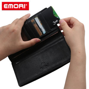 Protection de carte bancaire sans contact NFC au design fin, blocage RFID, anti-vol, impression couleur intégrale, étui pour carte - Product Image 5