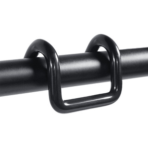 Crochets d'assistance pour haltérophilie, sangles de levage en caoutchouc noir pour entraînement de fitness en salle de sport, équipement unisexe YQ-16655 - Product Image 4
