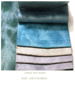 Estilo nórdico 3D en relieve Holanda terciopelo tapicería tela 100% poliéster pila corta Blackout ignífugo PE recubierto coche alto - Product Image 3