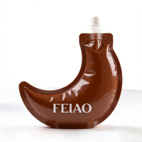 Feiao Special Shape Plastic Verpakking Doypack Spuitzak 50ml 100ml 250ml 500ml Spuitzak voor Frisdranken Fruitsap Melk
