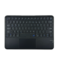 Nouveau clavier sans fil universel Tasso CK005 pour tablette 12,9 pouces en plastique, interrupteur à ciseaux, USB 3.0, pavé tactile, rétroéclairage RVB, iPad/iPhone/PC
