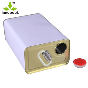 Jerrycan d'emballage en étain de <span class=keywords><strong>5</strong></span> <span class=keywords><strong>litres</strong></span>, bidon de peinture, fournisseur de bidons d'huile moteur - Product Image 6