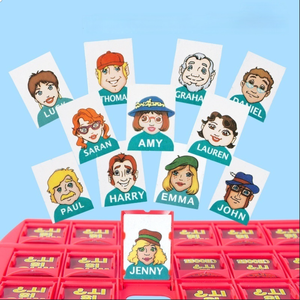 <span class=keywords><strong>Juego</strong></span> de Mesa Familiar para Dos Jugadores, <span class=keywords><strong>Juego</strong></span> Educativo Montessori, Adivina Quién, Juguetes Educativos, Juegos de Mesa para Niños - Product Image 5