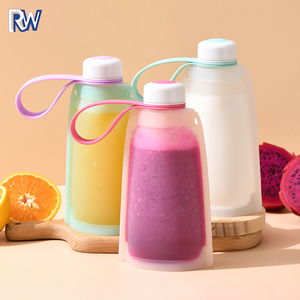 Bolsa de Silicona Plegable para Almacenar <span class=keywords><strong>Leche</strong></span> <span class=keywords><strong>Materna</strong></span>, Bolsa para Refrigerar Puré de Frutas y <span class=keywords><strong>Cereal</strong></span> de Arroz para Bebés - Product Image 1