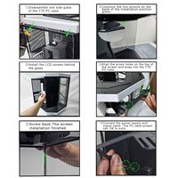 Lcd Stretched Bar Display Extra Secondary Screen H/D USB-C 14.5inch 2K 2560X720 Portable Touch Monitor for Y70 Pc Case/Laptop