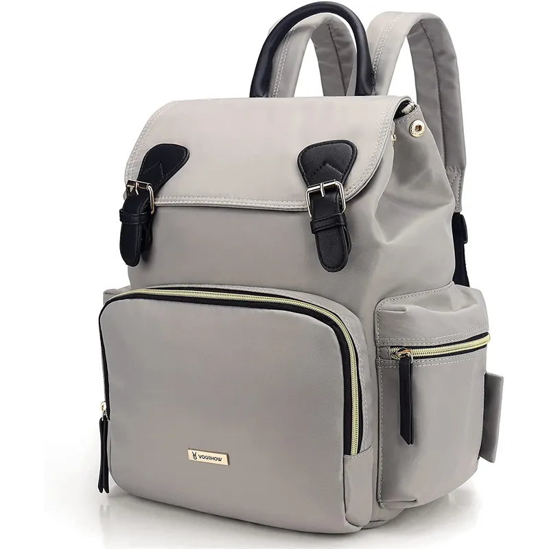 Nylon Multifunction Stylish Travel Baby Diaper Backpack Durable Large Maternity Nappy Bag