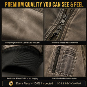 Giacca Bomber Crop Personalizzata con Finitura Pesantemente Lavata, Imbottita in Cotone, con Cappuccio in Velluto a Coste - Product Image 3