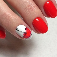 Ressemble à de véritables ongles à pression de couleur unie pour enfants Autres fournitures pour ongles Stiletto Press On Nails