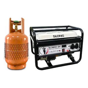 SLONG portable gasoline lpg generator Natural gas powered generator for home backup power generator