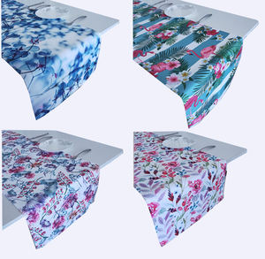 <span class=keywords><strong>Camino</strong></span> <span class=keywords><strong>de</strong></span> tela tejida ecológico para Decoración <span class=keywords><strong>de</strong></span> <span class=keywords><strong>mesa</strong></span>, con planta <span class=keywords><strong>verde</strong></span> botánica y hojas - Product Image 3